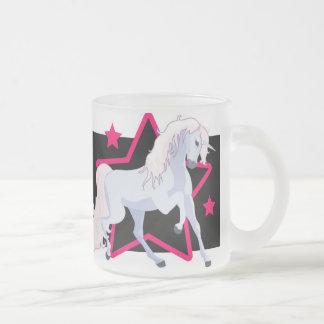 De Café Vidro Jateado Caneca personalizada do unicórnio