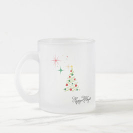 De Café Vidro Jateado Caneca Personalizada Feliz Natal