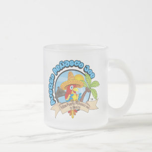 De Café Vidro Jateado caneca temático mexicana do fosco 10oz