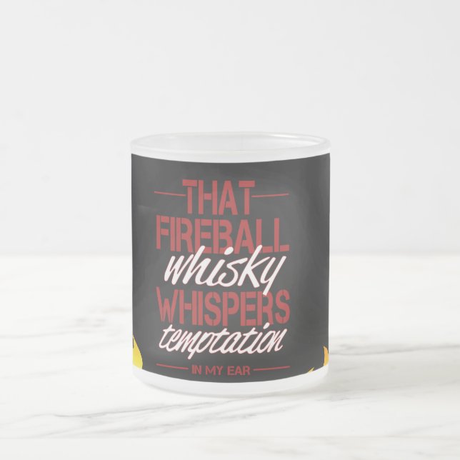 De Café Vidro Jateado Caneca Tentação Fireball (Centro)