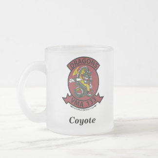 De Café Vidro Jateado Caneca VMFA-133