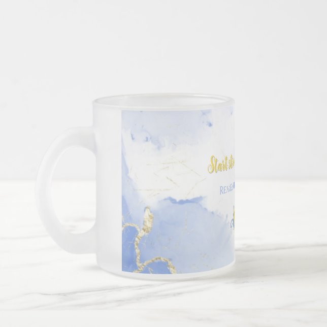 De Café Vidro Jateado Comece forte, forte, você tem essa caneca (Esquerda)
