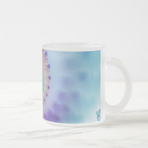 De Café Vidro Jateado Criança espiral - caneca