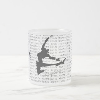 De Café Vidro Jateado Eu respiração mim danço a caneca