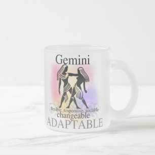 De Café Vidro Jateado Gêmeos sobre você caneca