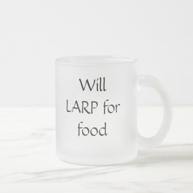 De Café Vidro Jateado LARP para a caneca da comida (Direita)