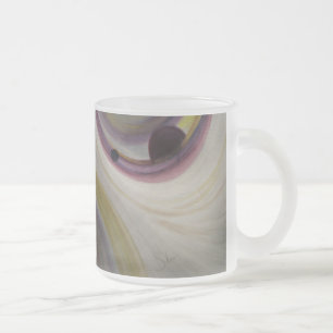 De Café Vidro Jateado Movimento do inverno - caneca - versão 2