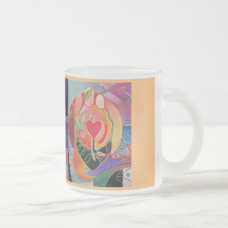 De Café Vidro Jateado O amor é caneca do amor