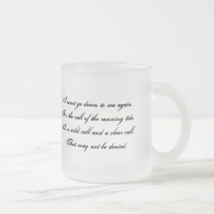 De Café Vidro Jateado Para baixo à caneca das espadas do pirata do mar