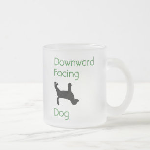 De Café Vidro Jateado Para baixo - enfrentando a caneca clara 10oz ou