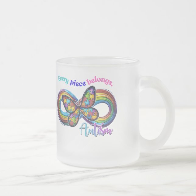De Café Vidro Jateado Pertencendo em Cada Golada – Caneca do Quebra-Cabe (Direita)