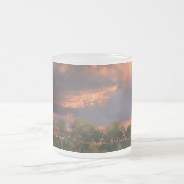 De Café Vidro Jateado Quando Março Explode Sua Caneca Horn (Centro)