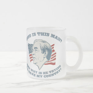 De Café Vidro Jateado Quem é este homem? Caneca
