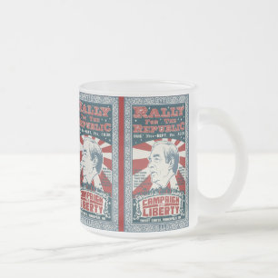De Café Vidro Jateado Reunião para a caneca da república