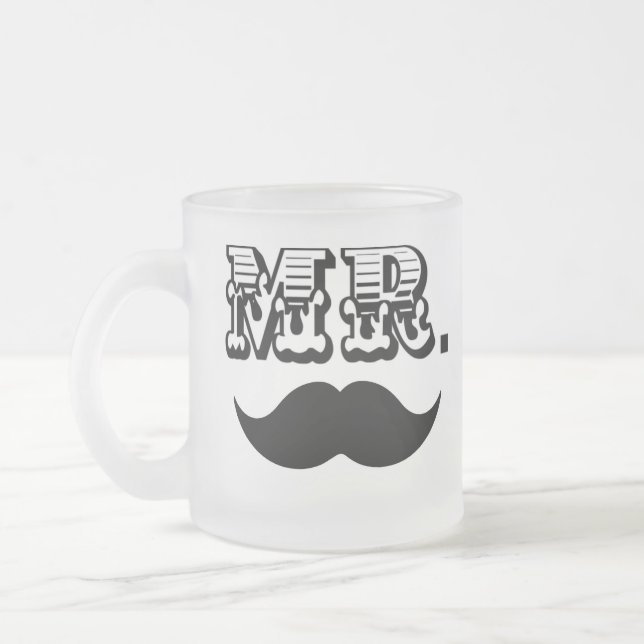 De Café Vidro Jateado Sr. - caneca do fosco (Esquerda)