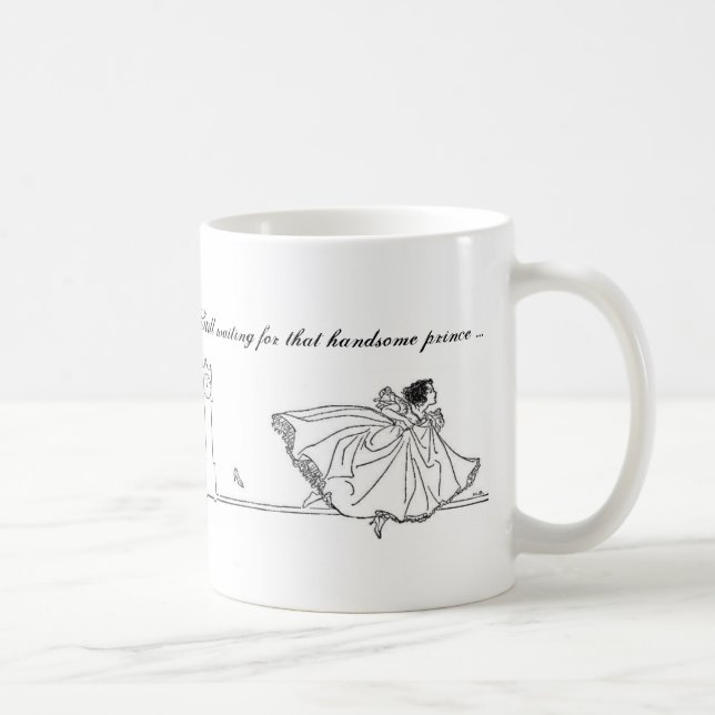 De Café Vintage Cinderella ainda que espera a caneca (Direita)