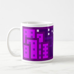De Café Violet Town à Noite, Largo, para Caneca