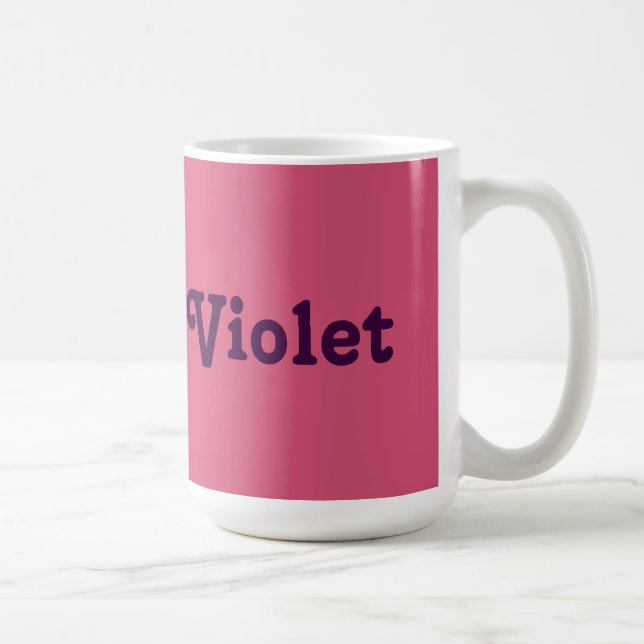 De Café Violeta da caneca (Direita)