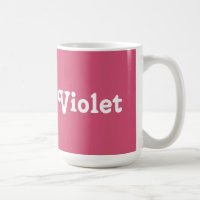 Violeta da caneca