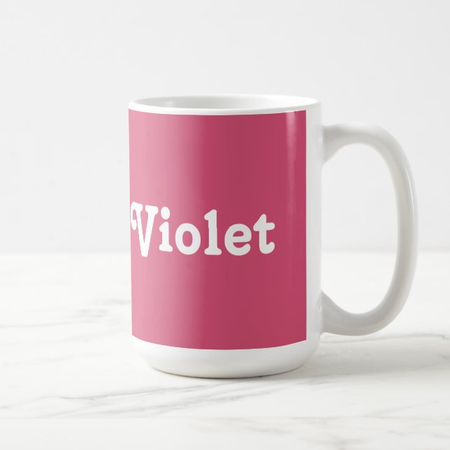 De Café Violeta da caneca (Direita)