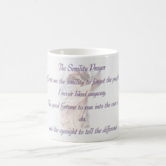 De Café Violeta da caneca da oração do Senility
