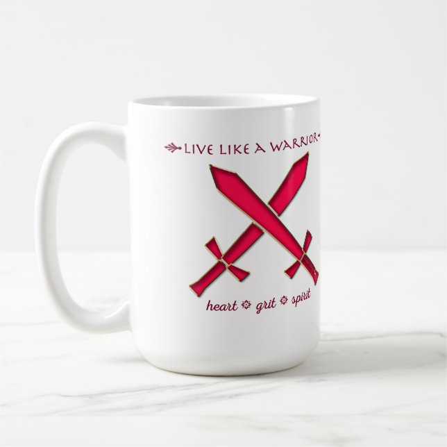 De Café Viva como uma caneca do guerreiro (Esquerda)