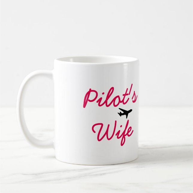 De Café Vivendo a caneca da esposa do piloto ideal (Esquerda)