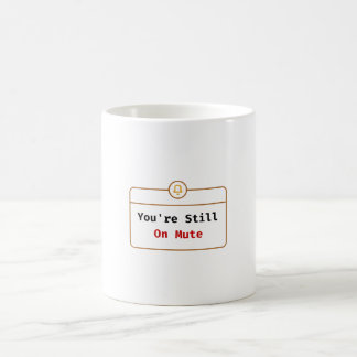 De Café Você Ainda Está No Mudo Caneca Piada Zoom
