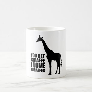 De Café Você aposta o girafa que eu amo a caneca dos