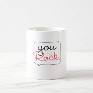 De Café Você balança a caneca da bolha do discurso
