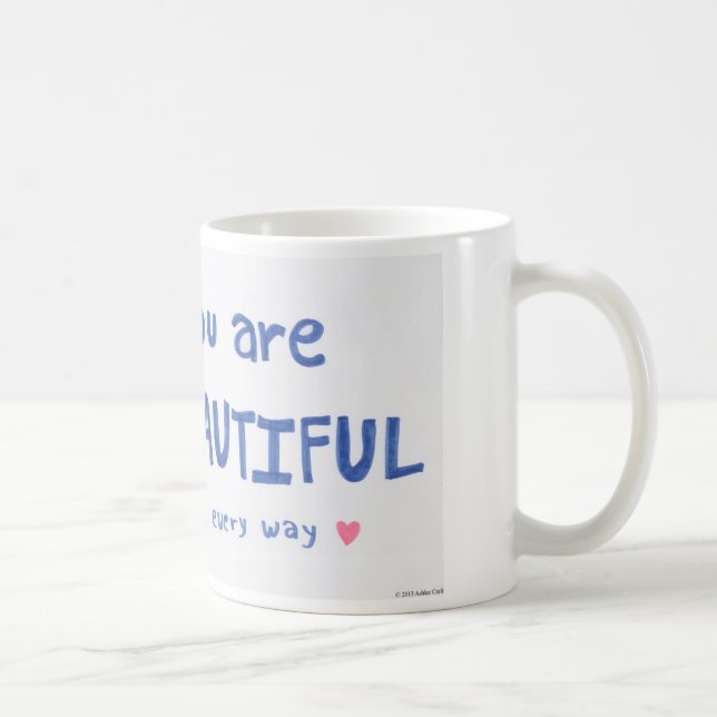 De Café Você é bonito em cada caneca da maneira (Direita)