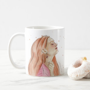 De Café Você é Caneca Preciosa Branco e Splash