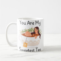 Você É Meu Chá Mais Doce Caneca Clássica Estética