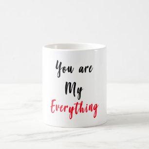 De Café Você é meu tudo presente da caneca para namorado