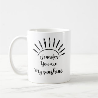 De Café Você é minha caneca engraçada e engraçada.