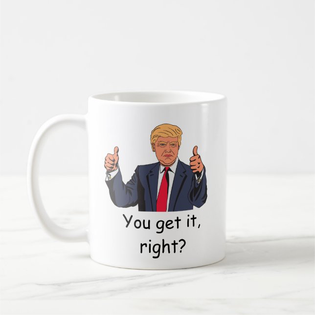 De Café Você entendeu, certo? Caneca (Esquerda)