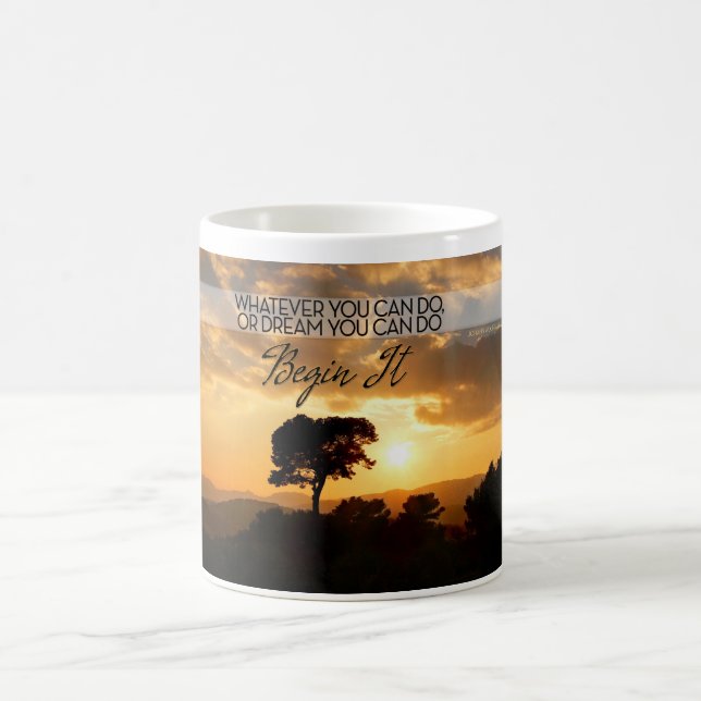 De Café Você pode fazer a caneca inspirador (Centro)