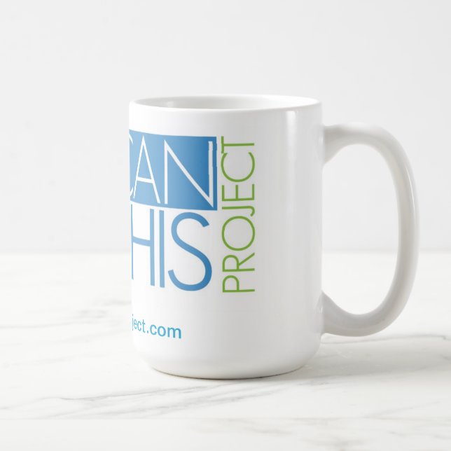 De Café Você pode fazer este projeto - caneca (Direita)