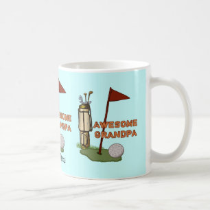 De Café Vovô Incrível, caneca personalizada Golf