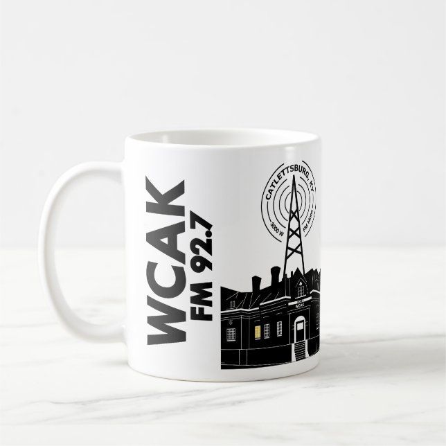De Café WCAK FM 92.7 Caneca (Catlettsburg, KY) (Esquerda)