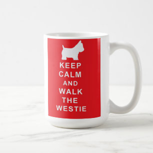 De Café Westie mantem a calma e anda a caneca do westie