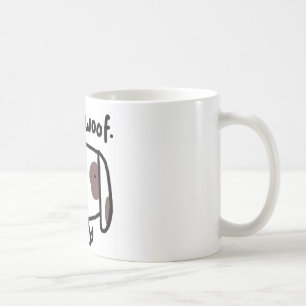 De Café Woof. Caneca do cão
