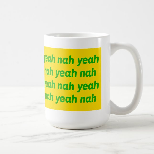 De Café Yeah nah caneca (Direita)
