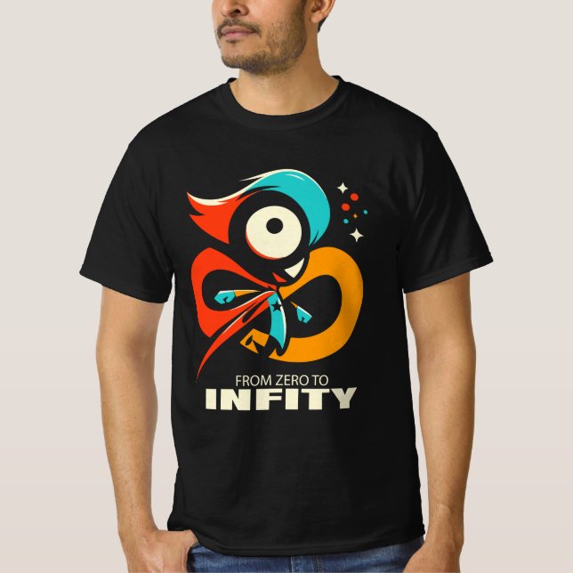DE CAMISA MOTIVACIONAL DE ZERO A INFINITY (Frente)