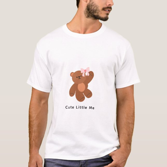 👕 de camiseta masculina do Little Me (Frente)
