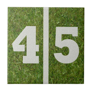 De Cerâmica 45th Azulejo customizável do futebol do