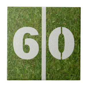 De Cerâmica 60th Azulejo customizável do futebol do