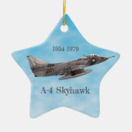 De Cerâmica A-4 Ornamento Cerâmico Skyhawk