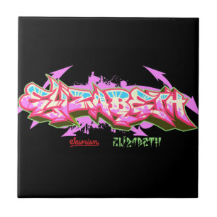 De Cerâmica A Elizabeth conhecida no azulejo grafite-Cerâmico