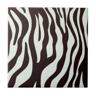 De Cerâmica A zebra imprime o azulejo